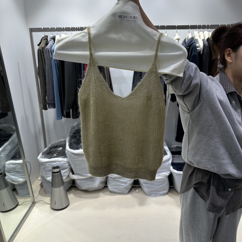 HELVETICA PLUS東大門實拍女裝新款真品休閑人氣吊帶背心HELVETICA吊帶/背心圖色1