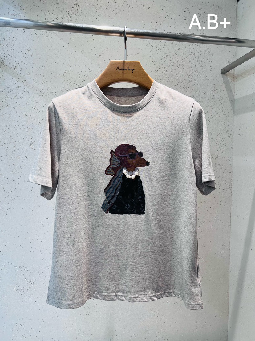 AUTUMN BEIGE韓國直郵女裝新品時尚休閑真品熱賣推薦T恤A.b+/AUTUMN BEIGET恤圖色1
