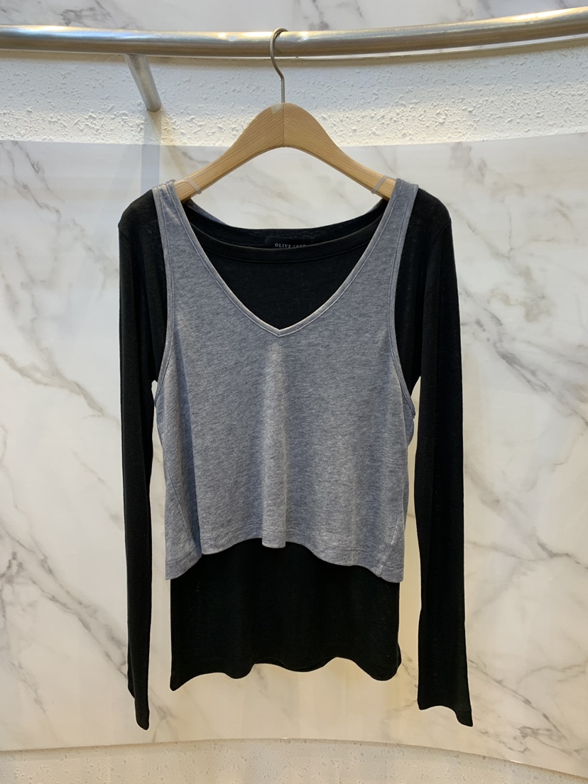 OLIVE TrEE東大門實拍女裝新款真品吊帶背心不含內搭天絲OLIVE TrEE吊帶/背心圖色4