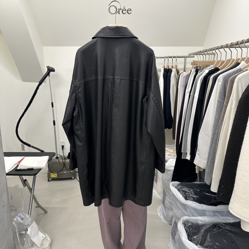 OREE東大門代購女裝新品人氣推薦時尚休閑熱賣真品皮衣Oree皮衣