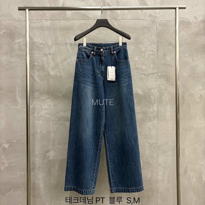 MUTE-P韓國代購女士新品時尚熱賣推薦休閑真品人氣牛仔褲MUTE牛仔褲圖色1