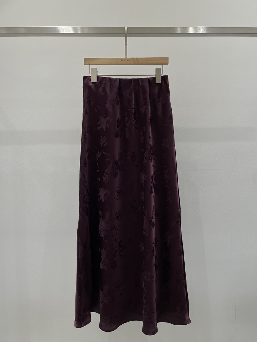 RE STYLE-Q韓國直郵女士新品休閑真品熱賣推薦長裙提花RE STYLE長裙圖色2
