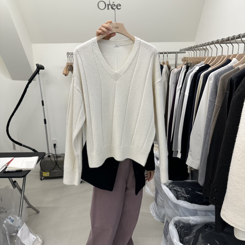OREE東大門代購女士新品熱賣真品休閑人氣推薦時尚針織衫Oree針織衫圖色1