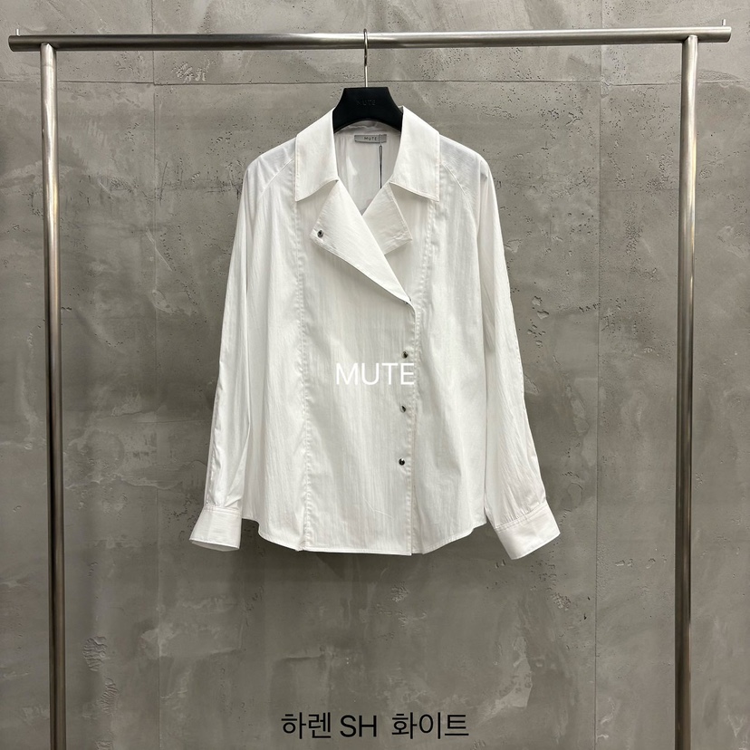 MUTE-P韓國代購女裝新款真品時尚休閑熱賣推薦襯衫蕾絲衫MUTE襯衫/蕾絲衫圖色1