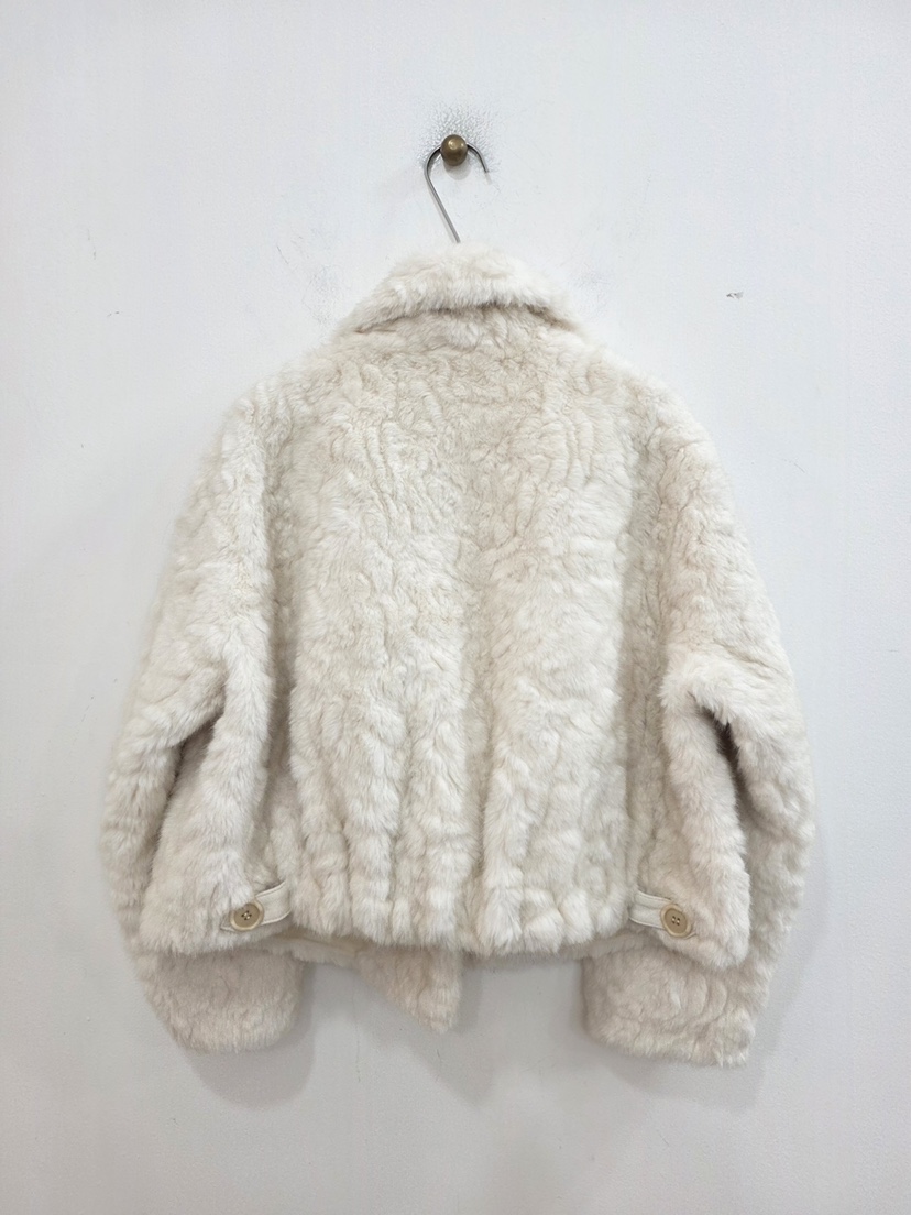 LE MIU東大門代購女士新品休閑真品熱賣短款大衣毛皮雙層LE_MIU短款大衣