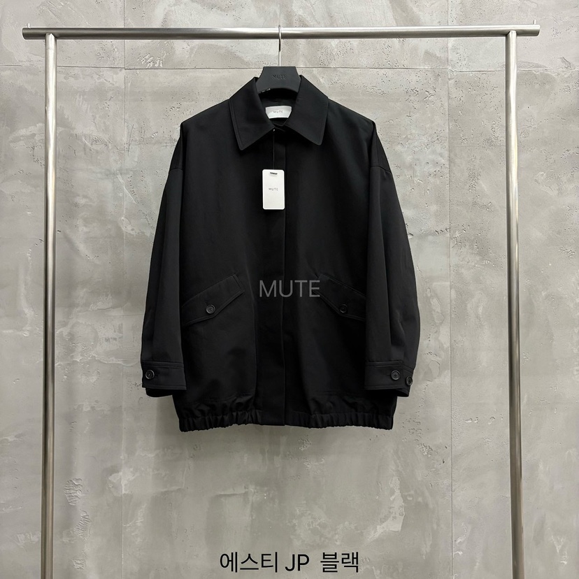 MUTE-P東大門直郵女裝新款休閑推薦時尚熱賣人氣真品夾克MUTE夾克圖色4黑色