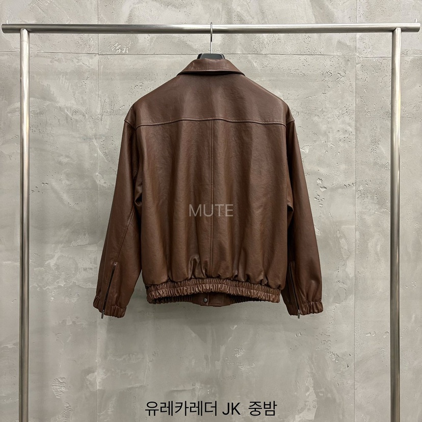 MUTE-P東大門實拍女裝新款休閑人氣推薦熱賣時尚皮衣皮革MUTE皮衣