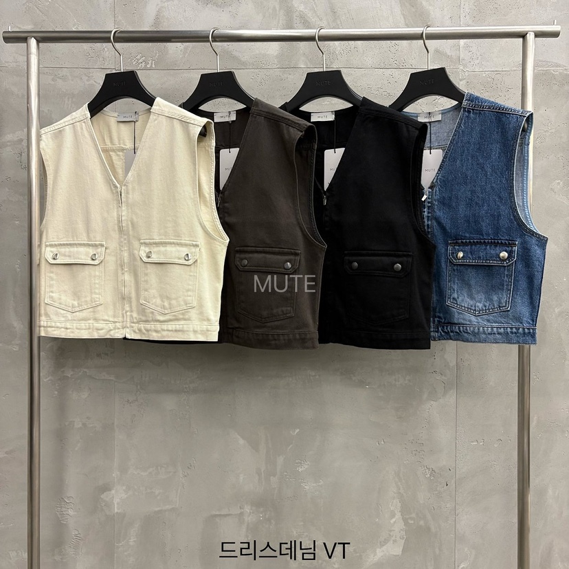 MUTE-P東大門直郵女裝新款時尚推薦熱賣真品休閑人氣馬甲MUTE馬甲