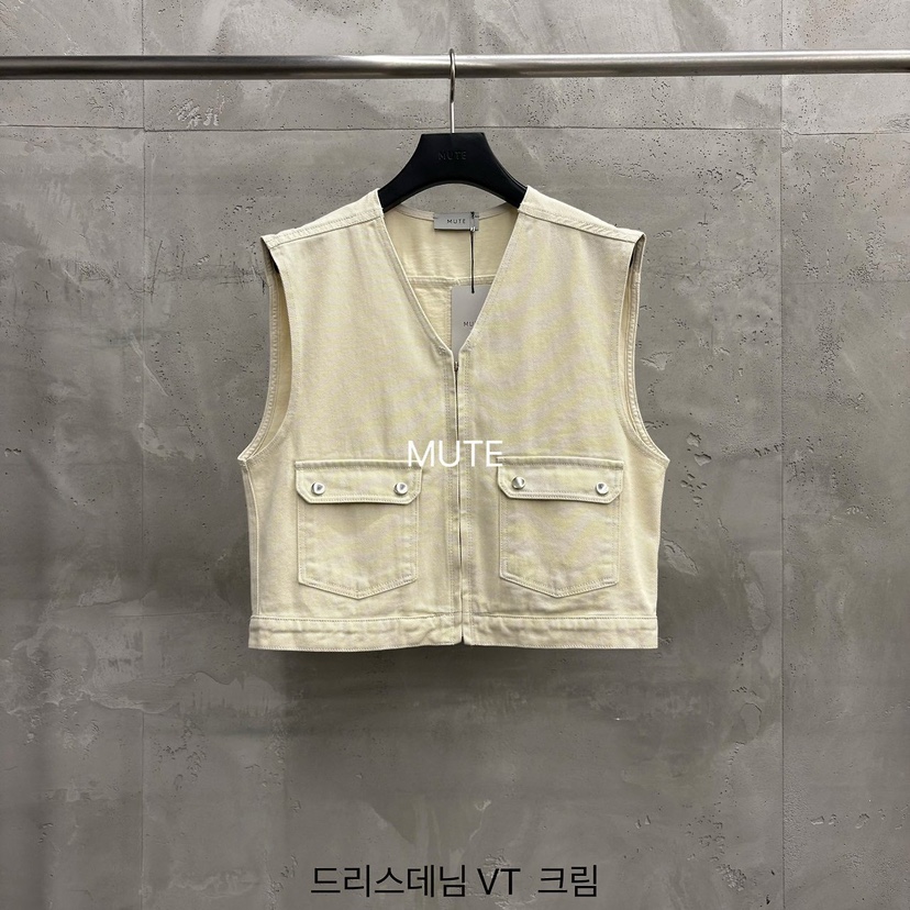 MUTE-P東大門直郵女裝新款時尚推薦熱賣真品休閑人氣馬甲MUTE馬甲圖色1