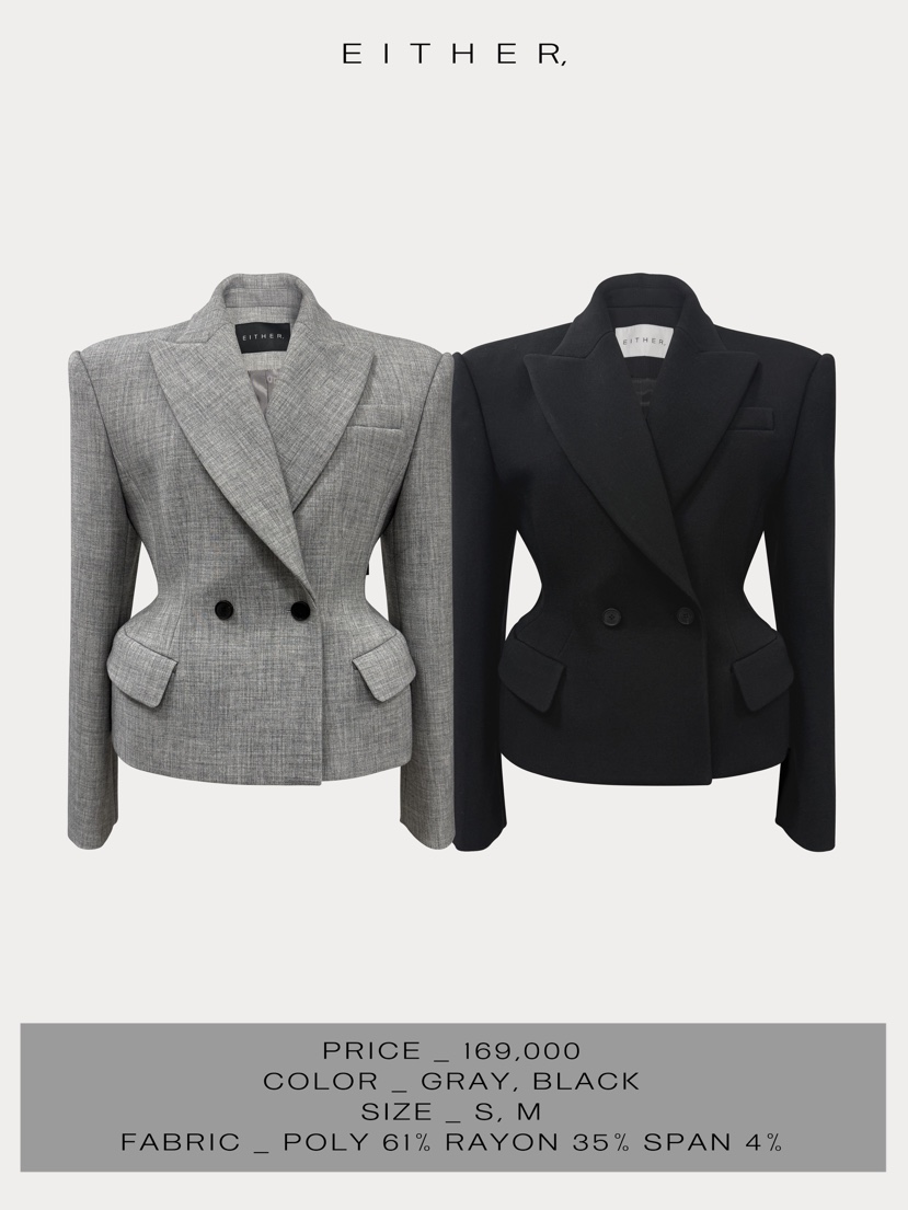 EITHER東大門實拍女士新品推薦人氣熱賣休閑時尚西裝西服EITHER西裝/西服
