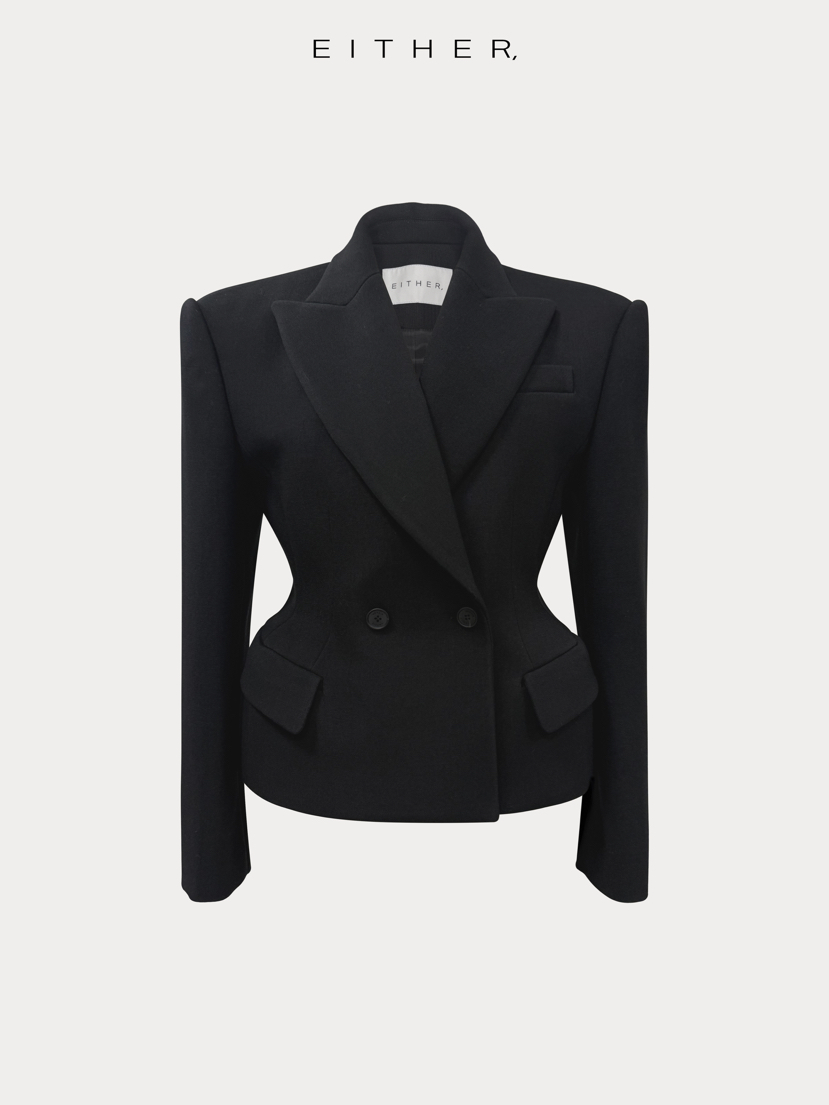 EITHER東大門實拍女士新品推薦人氣熱賣休閑時尚西裝西服EITHER西裝/西服圖色2