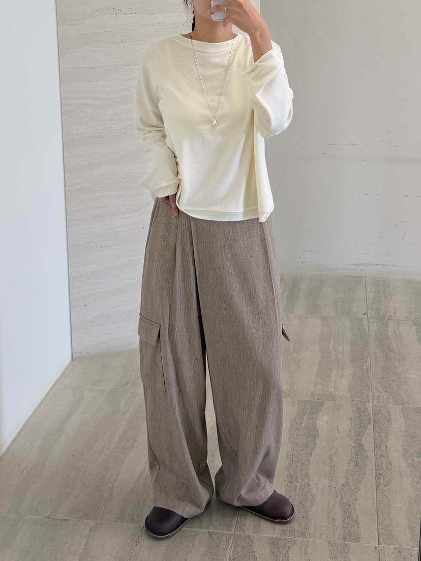 URBANE cloth韓國直郵女裝新品人氣休閑推薦長袖T恤羊毛URBANE cloth長袖T恤