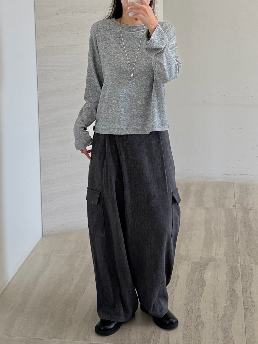 URBANE cloth韓國直郵女裝新品人氣休閑推薦長袖T恤羊毛URBANE cloth長袖T恤