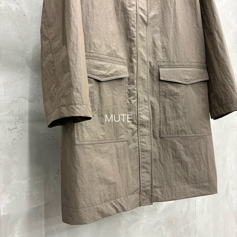 MUTE-P韓國代購女士新款時尚推薦人氣熱賣休閑真品長款風衣MUTE長款風衣