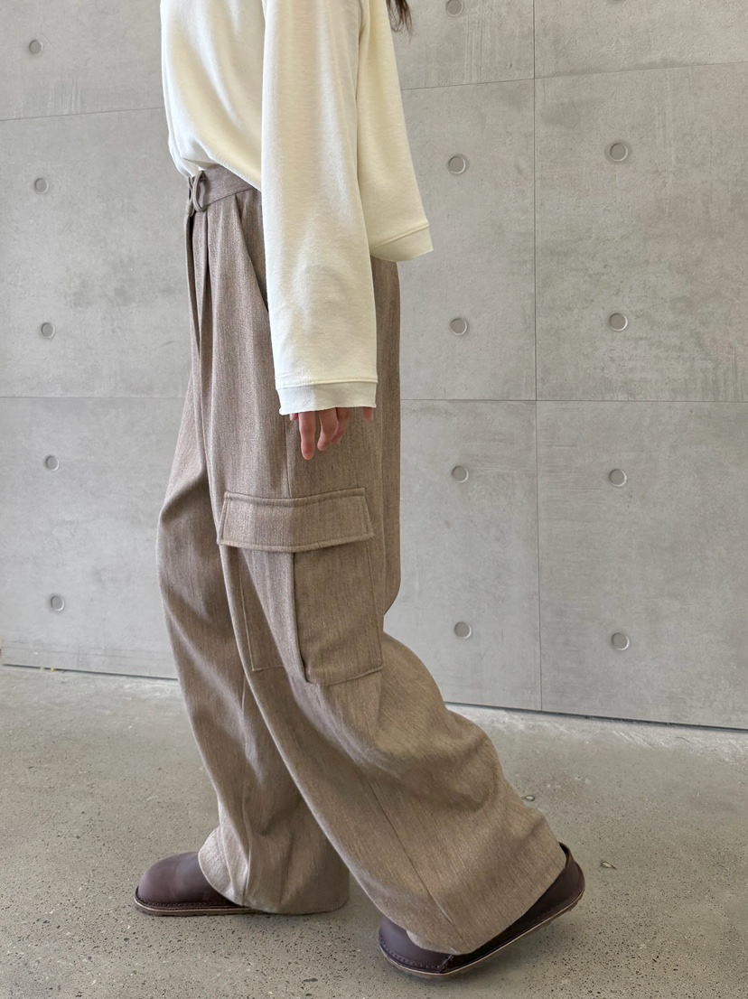 URBANE cloth東大門直郵女士新款時尚推薦休閑褲工裝褲折疊URBANE cloth休閑褲