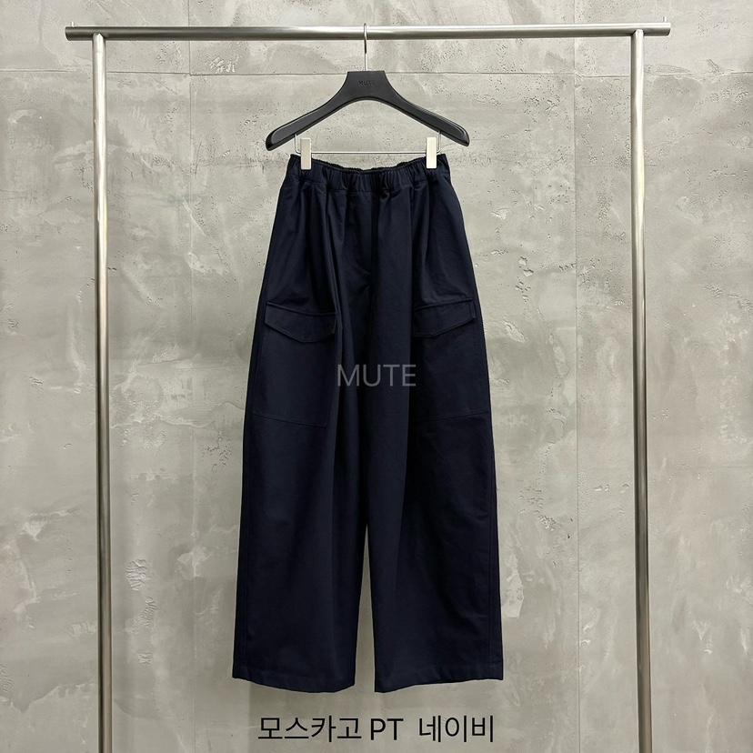 MUTE-P東大門代購女裝新品推薦時尚人氣真品熱賣休閑休閑褲MUTE休閑褲圖色4深藍色