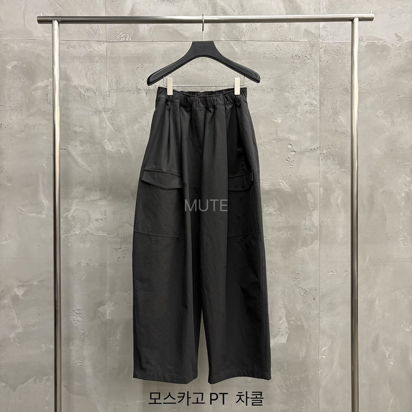 MUTE-P東大門代購女裝新品推薦時尚人氣真品熱賣休閑休閑褲MUTE休閑褲圖色5墨色