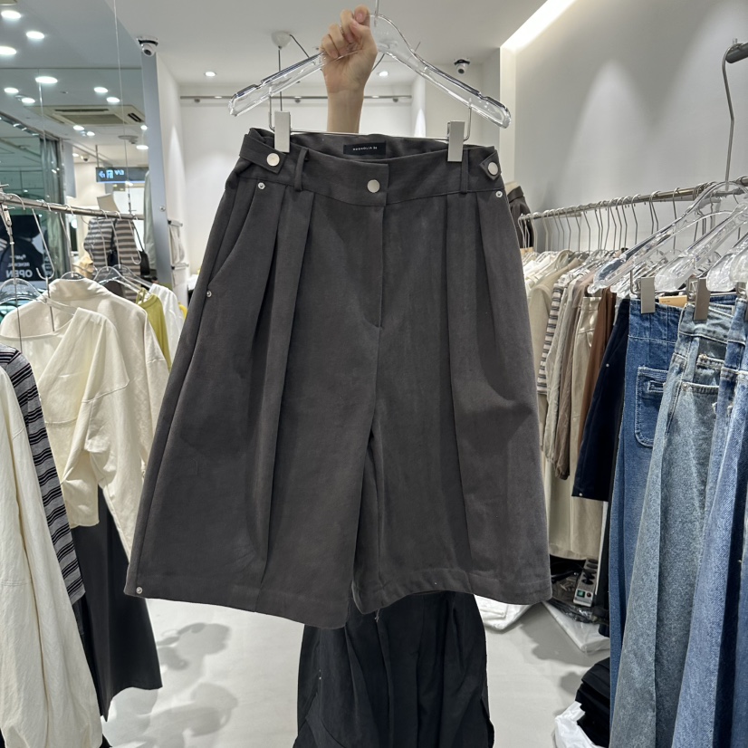 MAGNOLIA36-L東大門代購女士新品推薦熱賣人氣短褲不含腰帶MAGNOLIA36-L短褲圖色1