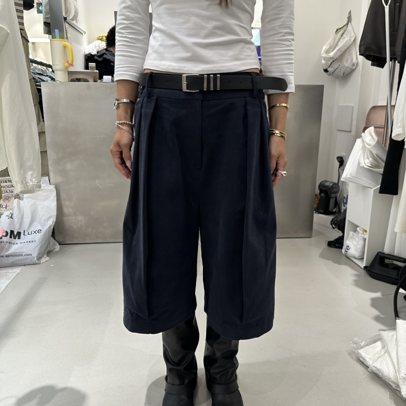 MAGNOLIA36-L東大門代購女士新品推薦熱賣人氣短褲不含腰帶MAGNOLIA36-L短褲圖色2