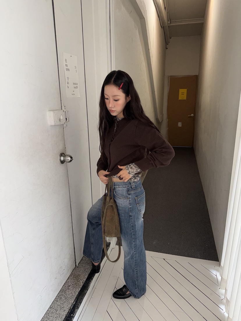 SUNDER MARKET韓國代購女裝新品人氣熱賣牛仔褲不含腰帶SUNDER MARKET牛仔褲