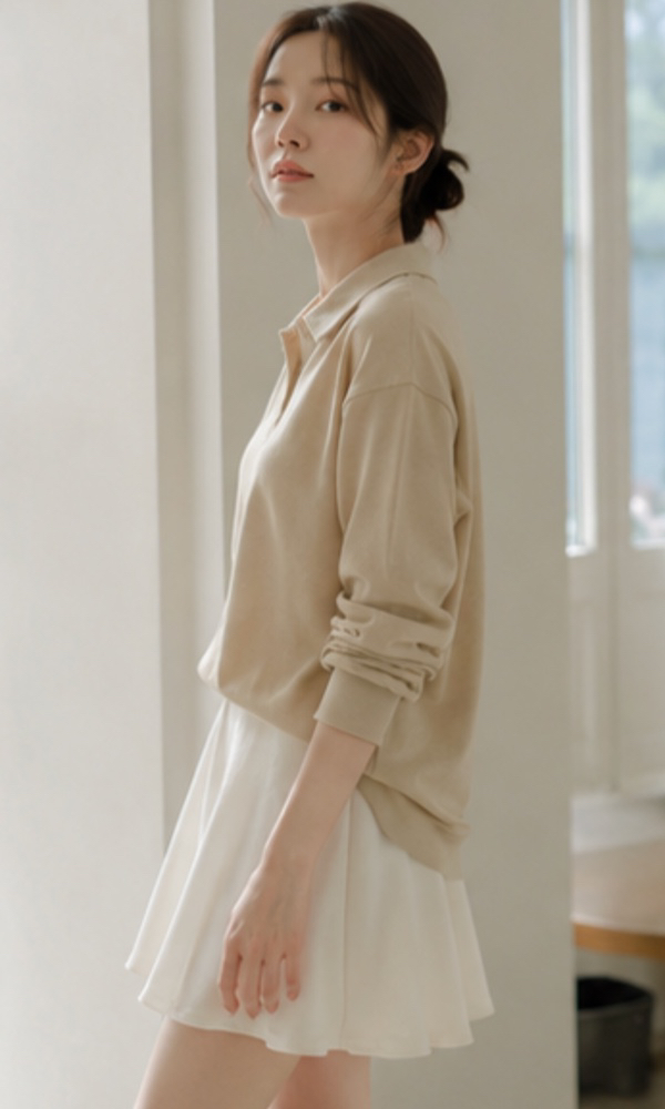 THE EYL東大門代購女士新款推薦休閑時尚真品人氣長袖T恤THE EYL長袖T恤