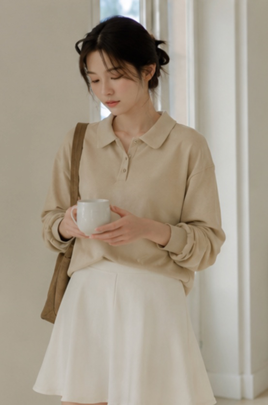 THE EYL東大門代購女士新款推薦休閑時尚真品人氣長袖T恤THE EYL長袖T恤