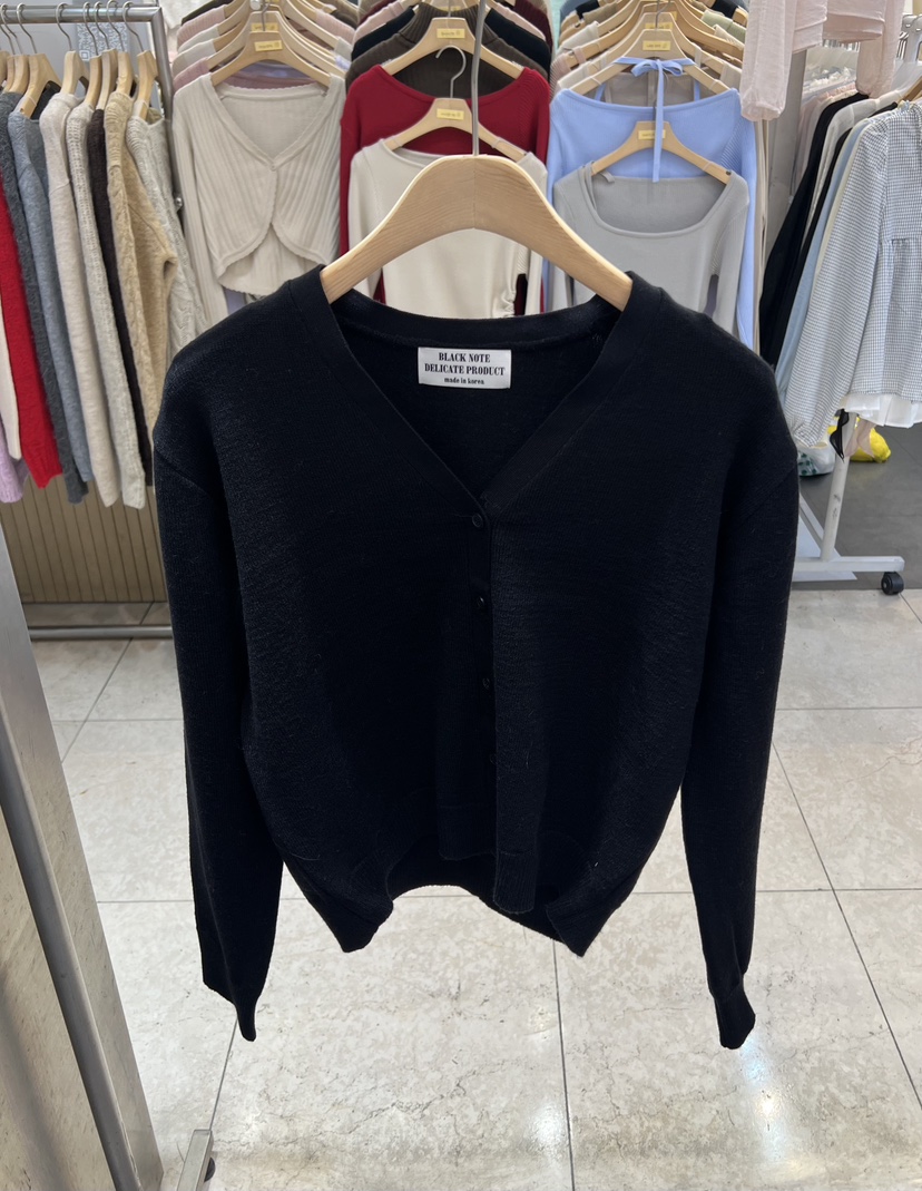 BLACK NOTE韓國直郵女士新品人氣熱賣休閑真品推薦時尚開衫BLACK NOTE開衫圖色2