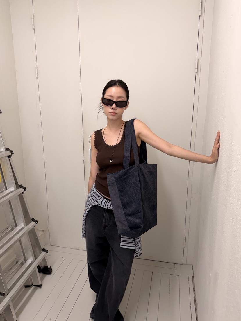 SUNDER MARKET韓國直郵女裝新款真品熱賣單肩斜跨包牛皮SUNDER MARKET單肩/斜跨包
