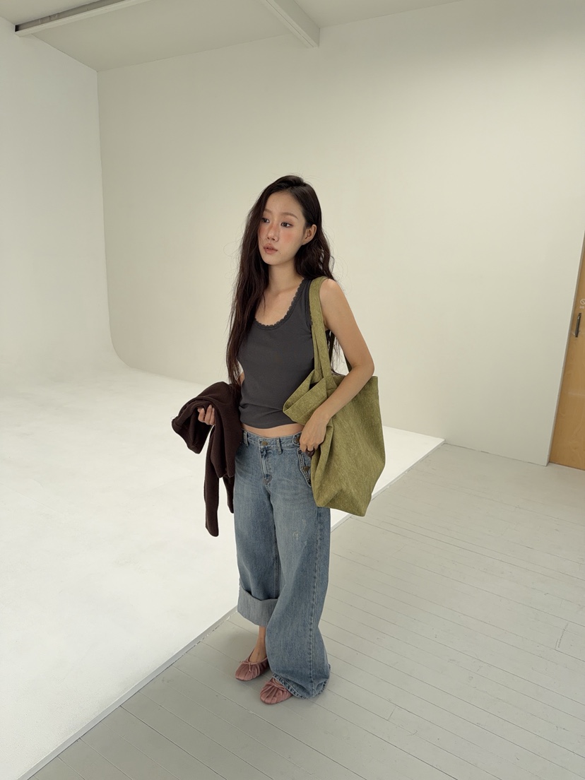 SUNDER MARKET韓國直郵女裝新款真品熱賣單肩斜跨包牛皮SUNDER MARKET單肩/斜跨包