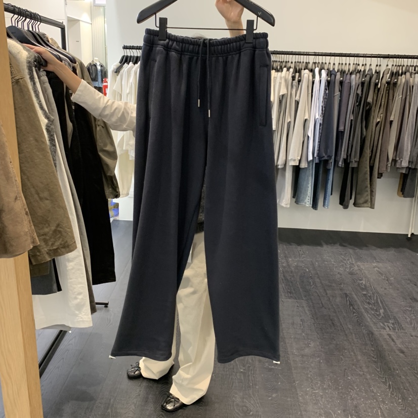 OBJECT東大門代購女裝新款時尚真品人氣休閑熱賣推薦休閑褲OBJECT休閑褲圖色3深藍色