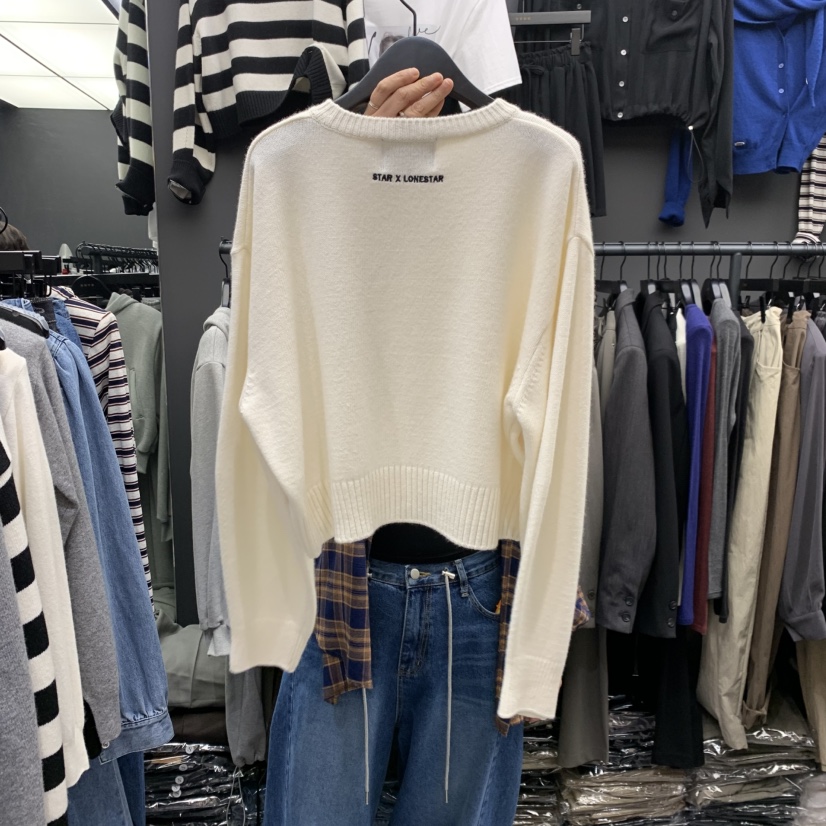 STAR-L東大門實拍女裝新品真品時尚推薦人氣熱賣休閑毛衣STAR-L毛衣