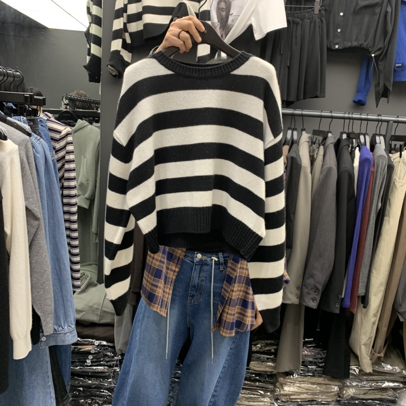 STAR-L東大門實拍女裝新品真品時尚推薦人氣熱賣休閑毛衣STAR-L毛衣圖色3