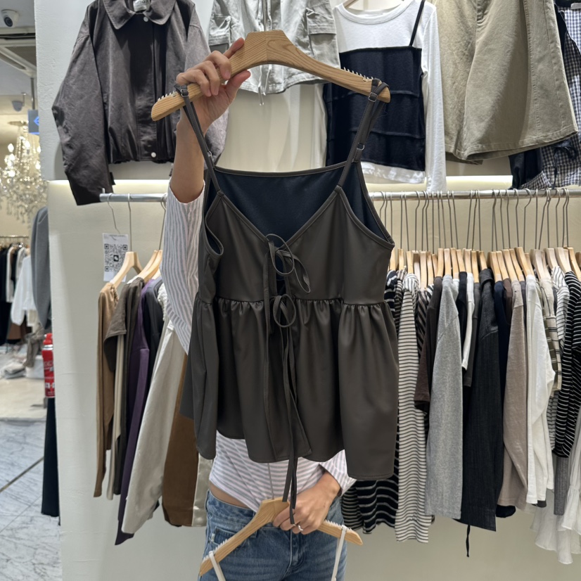 HIP.TIQUE東大門直郵女裝新品真品推薦休閑人氣吊帶背心HIP.TIQUE吊帶/背心圖色2咖色