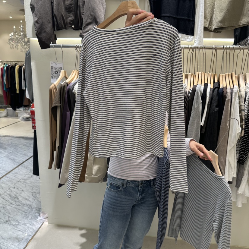 HIP.TIQUE東大門實拍女士新品休閑時尚熱賣真品人氣長袖T恤HIP.TIQUE長袖T恤