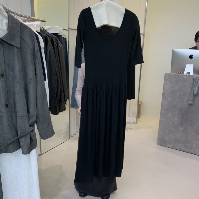 HWAE AND韓國直郵女士新品推薦人氣休閑時尚熱賣連衣裙褶皺HWAE AND連衣裙