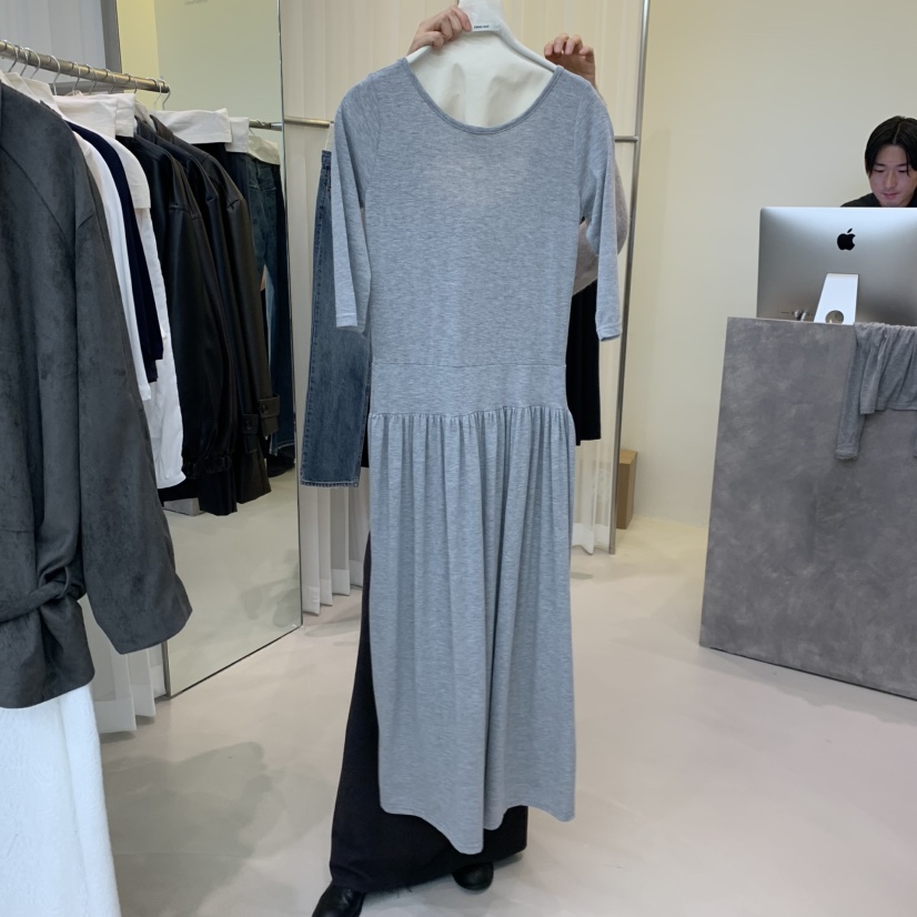 HWAE AND韓國直郵女士新品推薦人氣休閑時尚熱賣連衣裙褶皺HWAE AND連衣裙圖色2