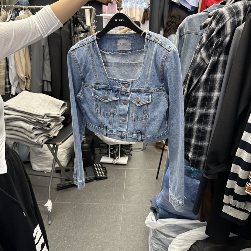 A-DEL東大門代購女士新款休閑人氣熱賣推薦真品時尚夾克A-DEL夾克圖色1