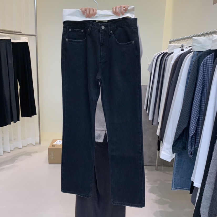 HWAE AND東大門代購女裝新品人氣推薦牛仔褲直筒牛仔復古HWAE AND牛仔褲圖色1
