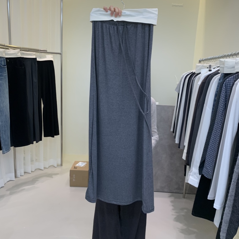 HWAE AND東大門代購女裝新款休閑真品熱賣推薦半身裙中短裙HWAE AND半身裙/中短裙圖色2墨