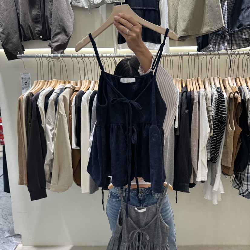 HIP.TIQUE東大門實拍女裝新款休閑熱賣真品吊帶背心天鵝絨HIP.TIQUE吊帶/背心圖色2
