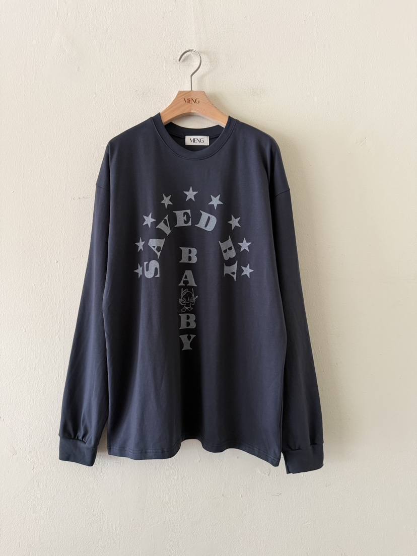 MENG/MING東大門實拍女裝新款真品推薦時尚人氣長袖T恤印花MENG/MING長袖T恤圖色2