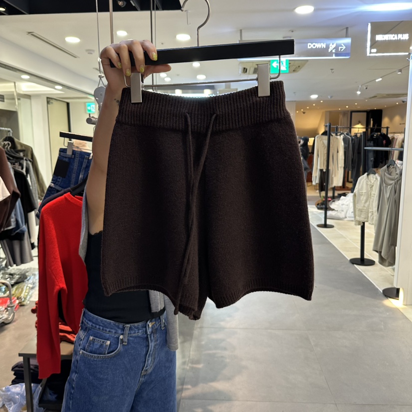 ELF-L韓國直郵女士新品真品時尚推薦人氣休閑熱賣短褲PROJECT ELF短褲圖色2棕色