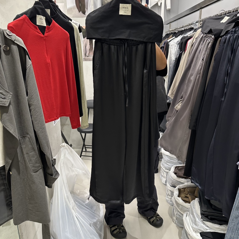 VIVEL東大門實拍女士新款休閑時尚真品人氣推薦熱賣休閑褲VIVEL休閑褲圖色3黑色