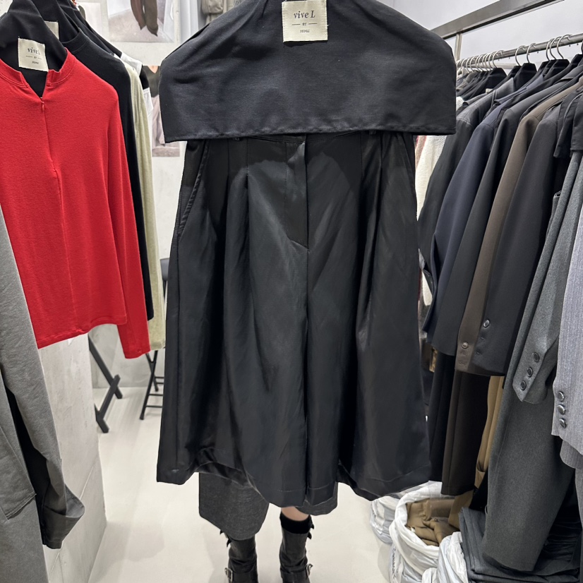 VIVEL東大門實拍女士新款熱賣時尚推薦人氣真品休閑休閑褲VIVEL休閑褲圖色3黑色