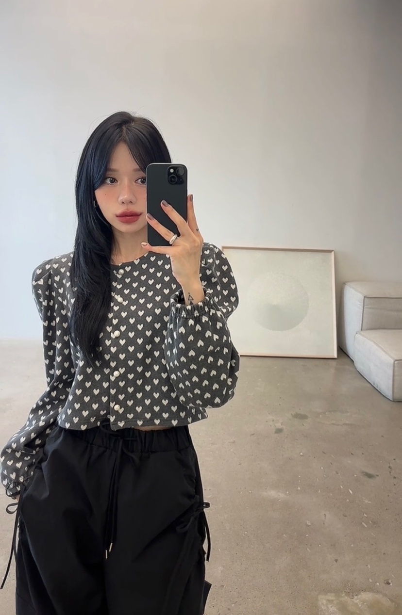 AMUSE SEOUL東大門實拍女士新品推薦真品休閑時尚開衫開衫AMUSE SEOUL開衫