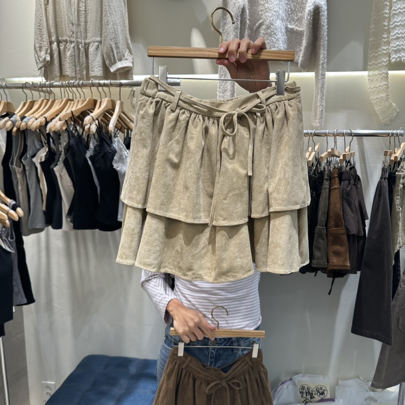 HIP.TIQUE東大門代購女裝新品時尚真品半身裙中短裙含腰繩HIP.TIQUE半身裙/中短裙圖色2