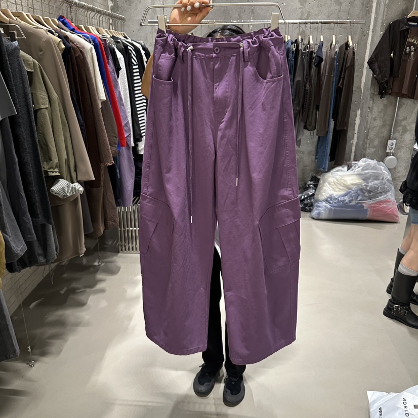JUNI韓國代購女裝新品人氣推薦熱賣真品休閑時尚休閑褲my juni休閑褲圖色1