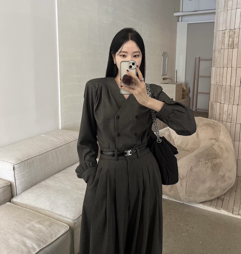 AMUSE SEOUL韓國直郵女士新品休閑時尚推薦真品襯衫蕾絲衫AMUSE SEOUL襯衫/蕾絲衫