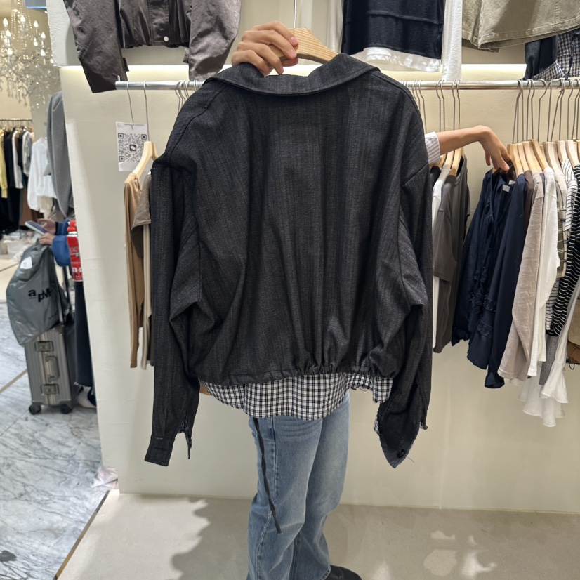HIP.TIQUE韓國直郵女士新品熱賣時尚推薦休閑夾克假兩件HIP.TIQUE夾克