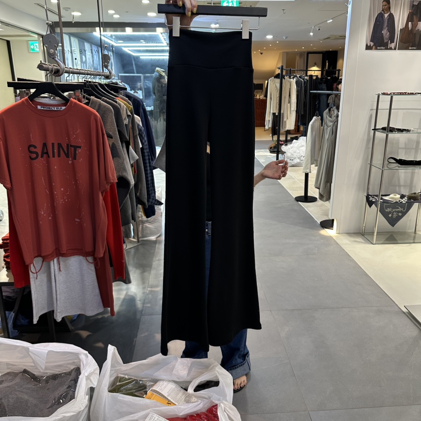ELF-L東大門實拍女士新款人氣真品時尚熱賣休閑褲喇叭褲PROJECT ELF休閑褲圖色3